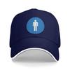 Unisex Restroom Sign  Baseball Cap Hip Hop  Sandwich Hats Unisex Women Polyester Caps Hat Running Golf