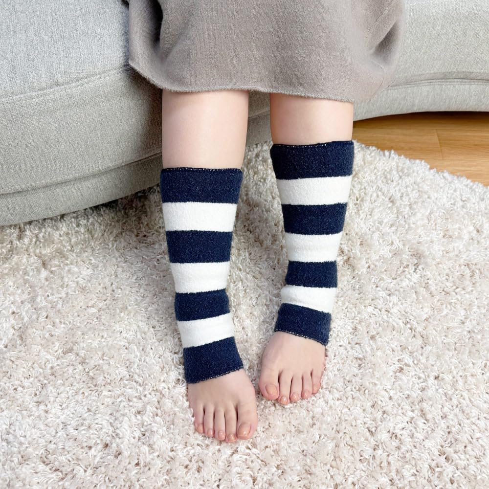 Mochihada Leg Keeps You Made In Marshmallow Leg Warmers One Size Fits Warmers, Fleece-Lined, Warm, Warm, Japan, Women's (Pink, All)