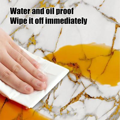 10 UNIDADES 30X30CM Mármol Dorado 3D Pegatina de Pared Autoadhesiva Pegatinas de Azulejo Impermeable Aceite Hogar Cocina Baño Pegatina de Suelo