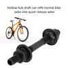Bike Accessory Bike Hub Shaft Mountain Bike Hollow Hub Shaft  Quick Release Steel Hub Axle Bike Accessory Steel Hub Axle