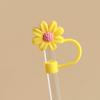 Reusable Drinking Dust Cap Cup Accessories Straw Tips Cover Silicone Straw Plug  Water Glass