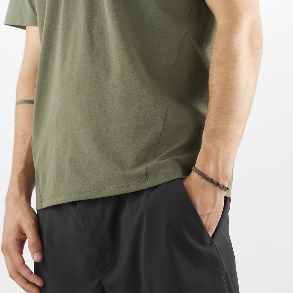 SALOMON Polo tričko s krátkým rukávem TRACKLINE LC2439300 (SALOMON) (Zelená/S/Pánská)
