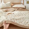 Summer Cool 100% Cotton Double Layer Gauze Quilt Set