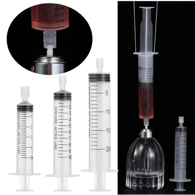 Multi-Functional Perfume Refill Tools Set Food Safe Plastic Syringe Dropper Funnel for Travel Small Bottle Refill