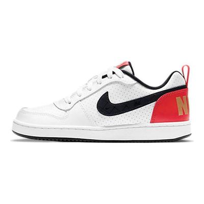 Court Borough Low GS White University Red Gold Kids Sneakers Metallic-Element-Gold Black DD8495-106