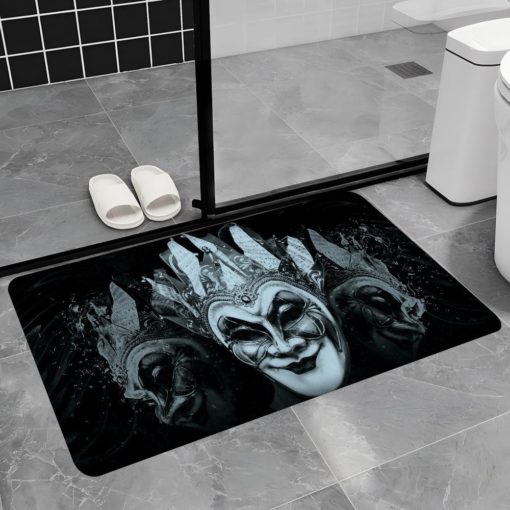 DJ Boris Brejcha Door Mat Washable Non-Slip Living Room Sofa Chairs Area Mat Kitchen Doormat Area Rug