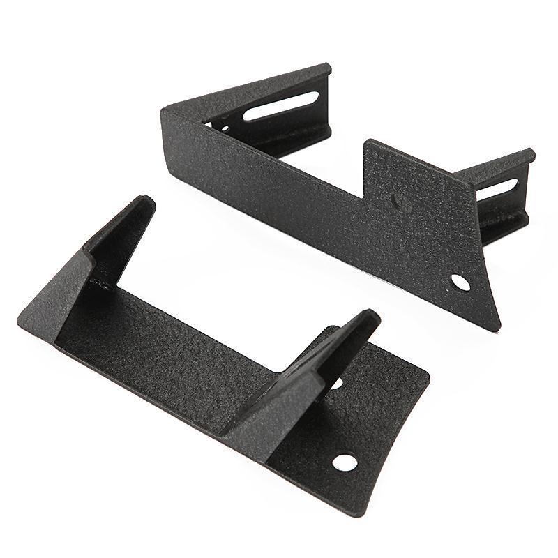 Jeep Wrangler A-Pillar Spotlight Bracket - Single/Double Layer Hood Mount