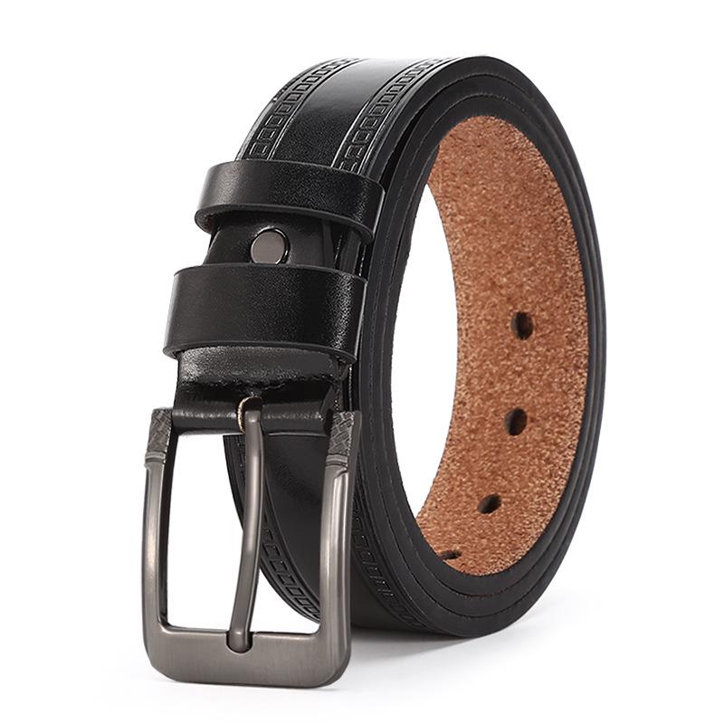 Men's Alloy Pin Buckle PU Leather Casual Jeans Belt