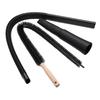Dryer Vent Cleaner Kit Flexible Vacuum Hose Attachment and Long Lint Brush for Deep Cleaning Black