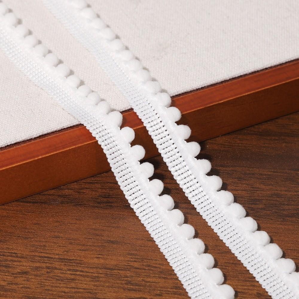 High Quality Mini Pom Pom Fringe Ribbon Colorful DIY Sewing Lace Trim Fringe Pompoms Lace Pillow Curtains Home Decor