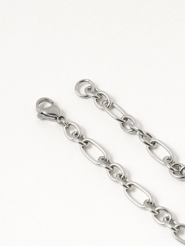Ray Beams Women's Stainless Steel Nuance Heart Bracelet, Silver, One Size