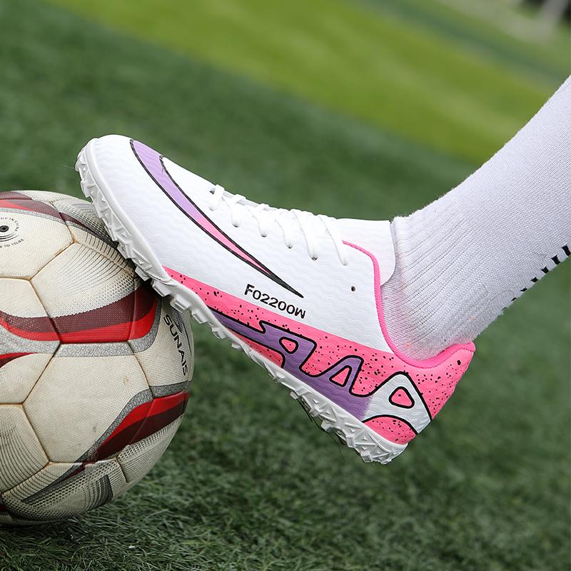 Nové Pánské Fotbalové Kopačky Ultralehké Protiskluzové Fg Sport Vnitřní Tráva Dospělí Kopačky Fotbalové Boty Umělý Trávník Futsal Pohodlné