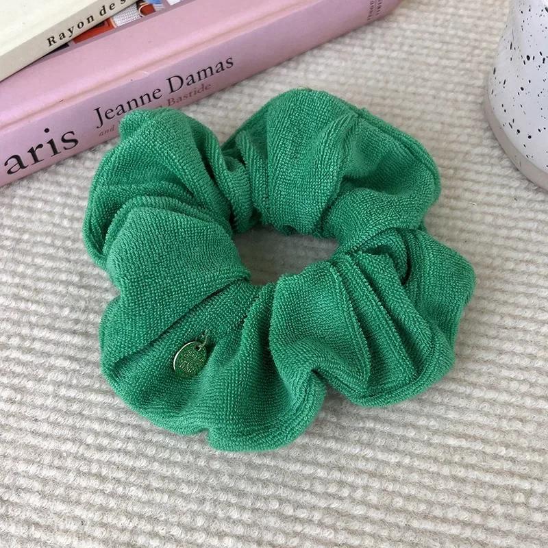 Benzile de păr din țesătură colorate în formă de flori pentru fete Suport pentru coadă de cal elastic Scrunchies Benzi de cauciuc Moda femei Accesorii de styling