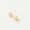 10Pcs 14K/18K Gold Color Plated Brass Ear Stud with Hoops Earring Hooks for Jewelry Making DIY Earrings Accessories Supplies