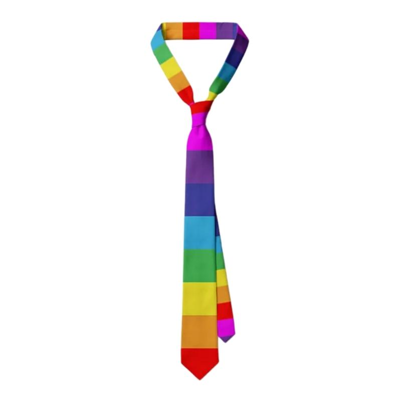 Herren Krawatte Hochzeit Pride Month Thema mit Herren Krawatte Regenbogenmuster für Feiertage blue