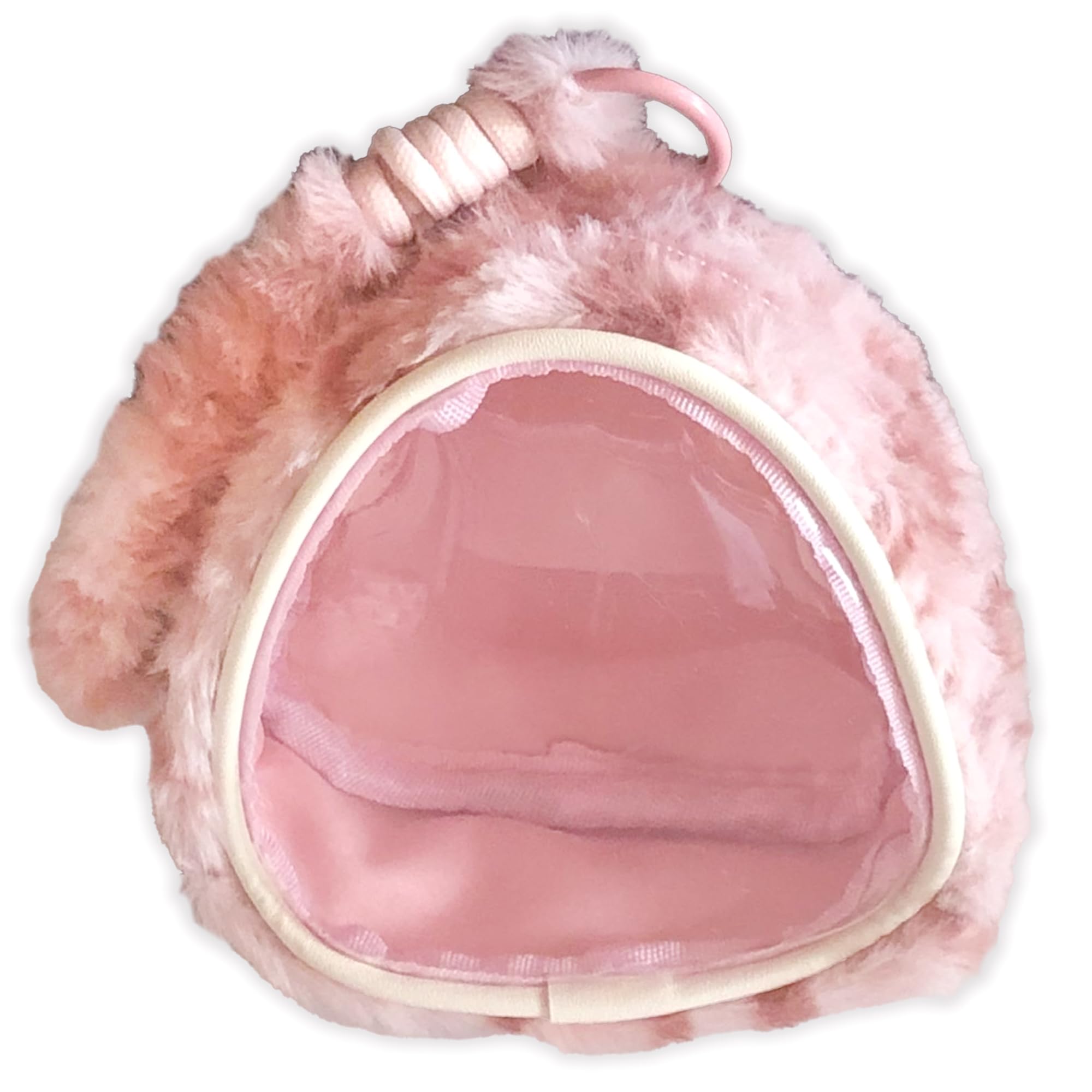 

Fluffy Leopard Print Ita 12 x x 5 Pink Pouch, 10.5 cm, [Used]