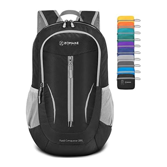 

[ZOMAKE] Folding Backpack 25L Ultra Light Compact Waterproof Outdoor Bag Backpack Daypack Climbing Camping Travel Commuting School Disaster