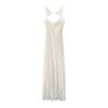 Spring New Women clothes French style Design Shiny Diamond Evening dress Sheath Sling Long Dress