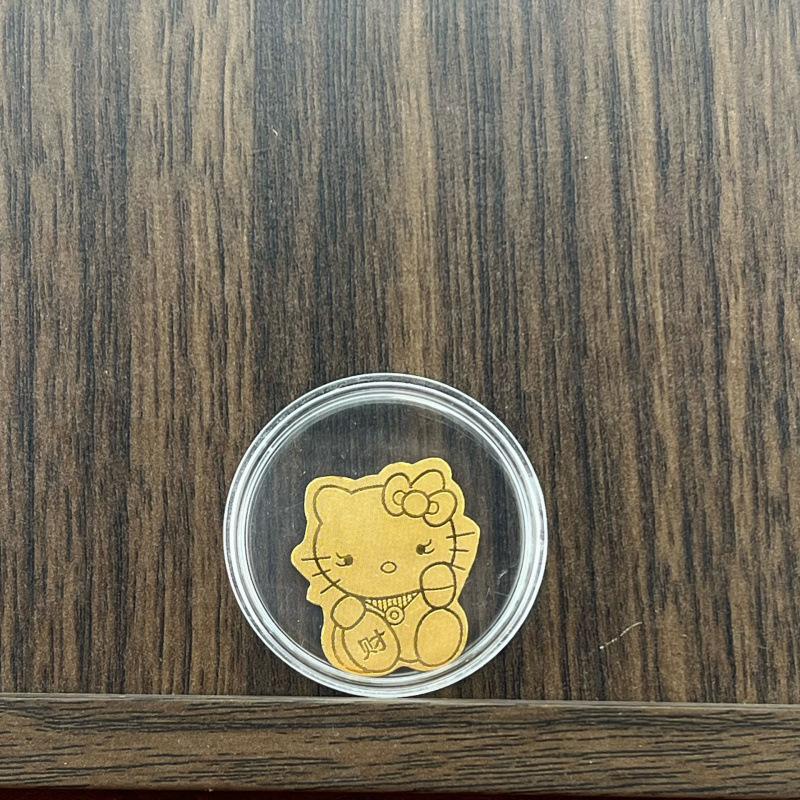 Pure Gold 999 Sanrio Hello Kitty Mobile Phone Sticker