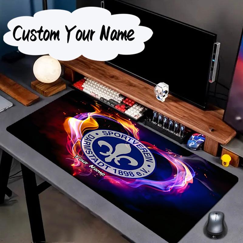 Custom Name Mouse pad Sport Darmstadt Mouse pad, Gaming Mouse Pad, keyboard pad, Desk Decor for computer notebook Fan Birthday Gift