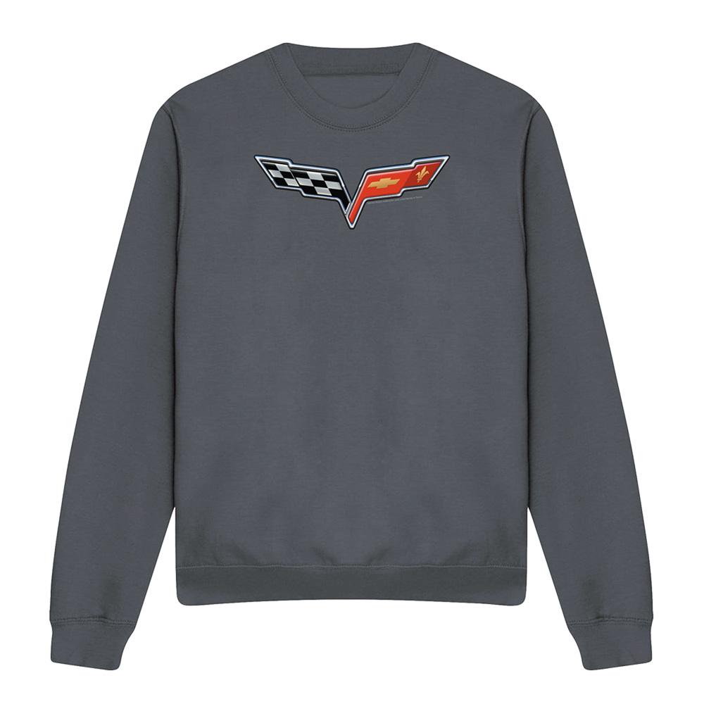 Chevrolet Unisex Adult The Vette Medallion Sweatshirt