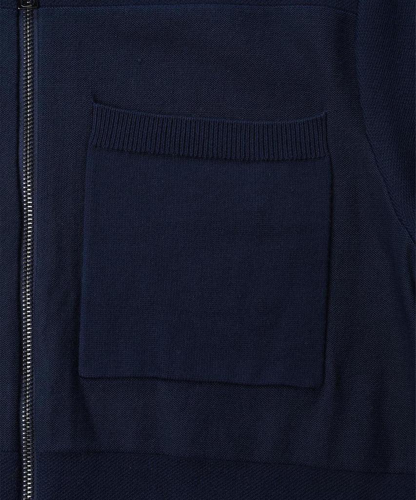Panicale Cotton Zip-Up Knit Cardigan 4 Colors