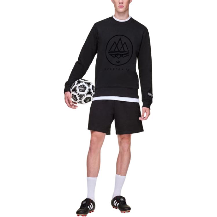 Adidas Originals Spezial Series Fw25 Fc Crew Neck Pullover Warm Long Sleeve Sweatshirt Men Sweatshirt KA3899