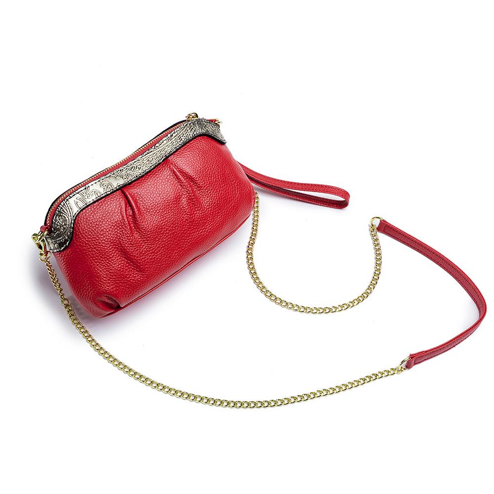

Cloud woman bag woman, fashionable red bridal bag, dinner party dumpling bag, one shoulder crossbody clutch bag червоний