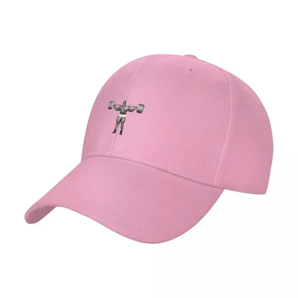 Ronnie Barbell Squats Baseball Cap Wild Ball Hat Beach Bag Vintage Mens Baseball Womens