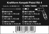 Wera 05051031001 Kraftform Kompakt RA 4 Tool 13 Pieces Imported from Pistol-Shaped Set, [Officially Japan]