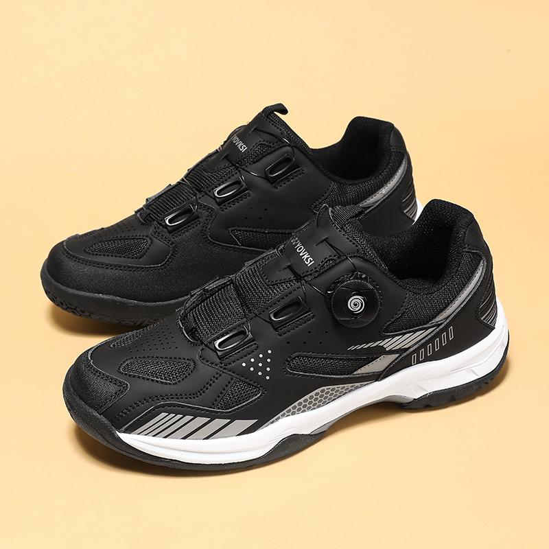 Fashion Unisex Sneakers Lightweight Stable Non Slip Tennis/badminton Shoes Knob Buckle Durable Men's and Women's Running Shoes