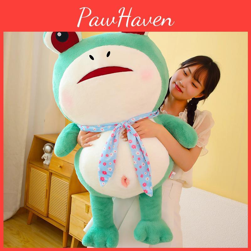Eyed Frog Big Plush Toy Cute Cartoon Girl Kids Companionship Doll Birthday Gift
