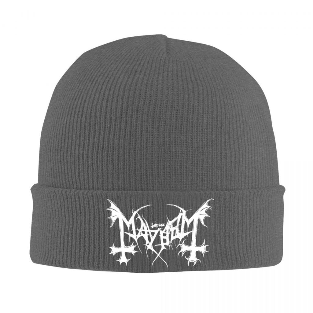 Mayhem Black Metal Band Knitted Hat Beanie Autumn Winter Hat Warm Color Caps for Men Women Gifts
