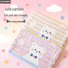 Kids' Soft Cotton Cartoon Face Towels - Absorbent & Gentle for Kindergarten & Home