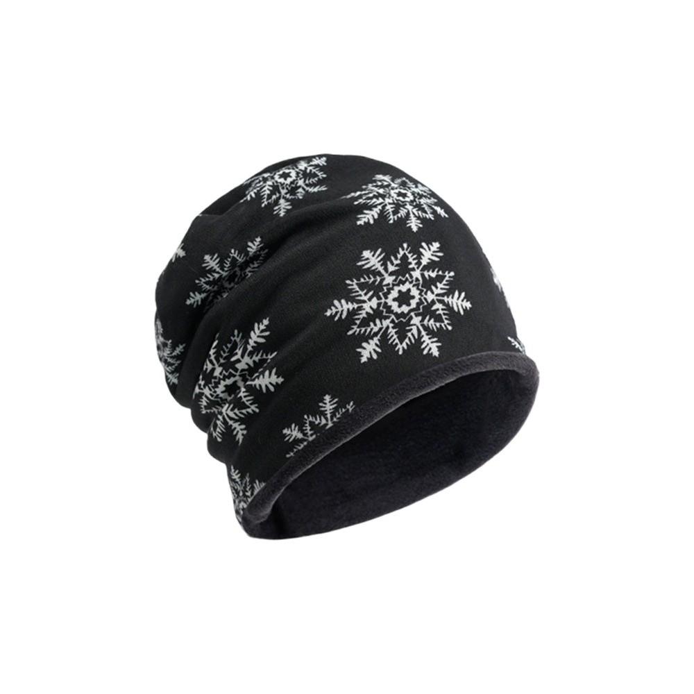 Fashion Soft Scarf Warm Hat Keep Warm Thickened Cover Head Cap Fleece Lined Windproof Cold Cap for Women