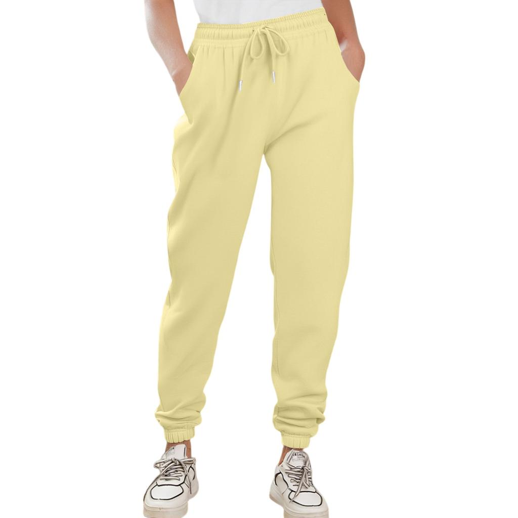 Női Cargo Melegítőnadrág Sport Egyszínű Zsinóros Zsebes Alkalmi Melegítőnadrág