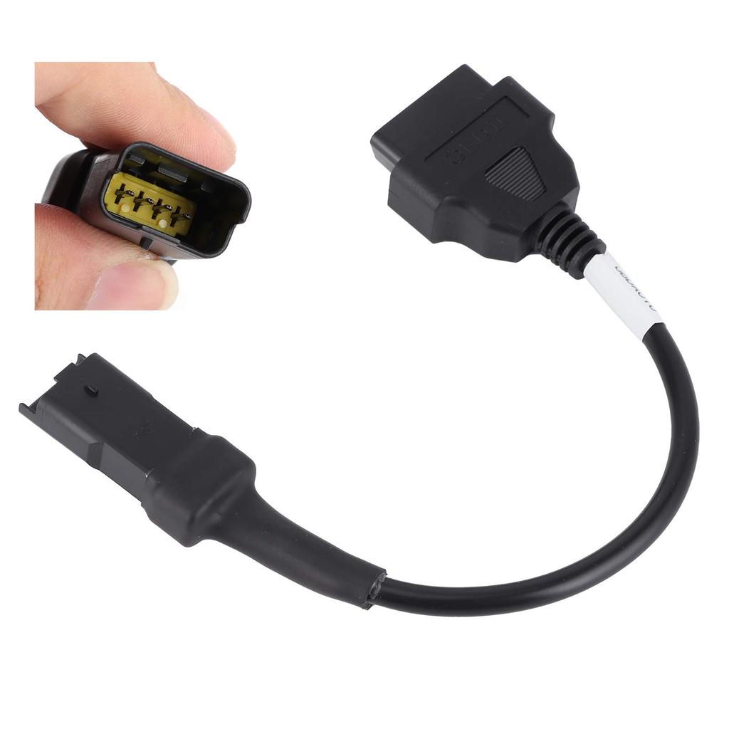 Diagnostic 4 Pin OBD2 Easy to Install ABS Material OBD2