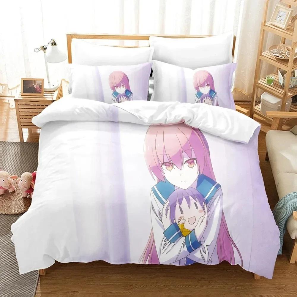 

Anime TONIKAWA Fly Me to the Mon Beding Set Bedrom Soft Modern Bedspreads Comefortable Soft Duvet Cover Comfortable Quilt Cover And Pilowcase 135*200cm Eu-Single