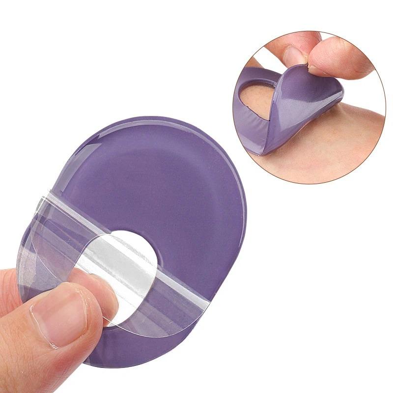 4Pcs Soft Silicone Gel Foot Cushion Inserts Heel Spurs Pain Relief Heel Cups Forefoot Pads Foot Care Shoe Insoles