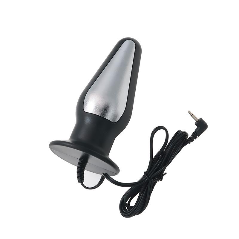 Electric Shock Yin Butt Plug Men and Women Masturbation Court Climax Equipment Alternative Passion Toy Adult Sex Product