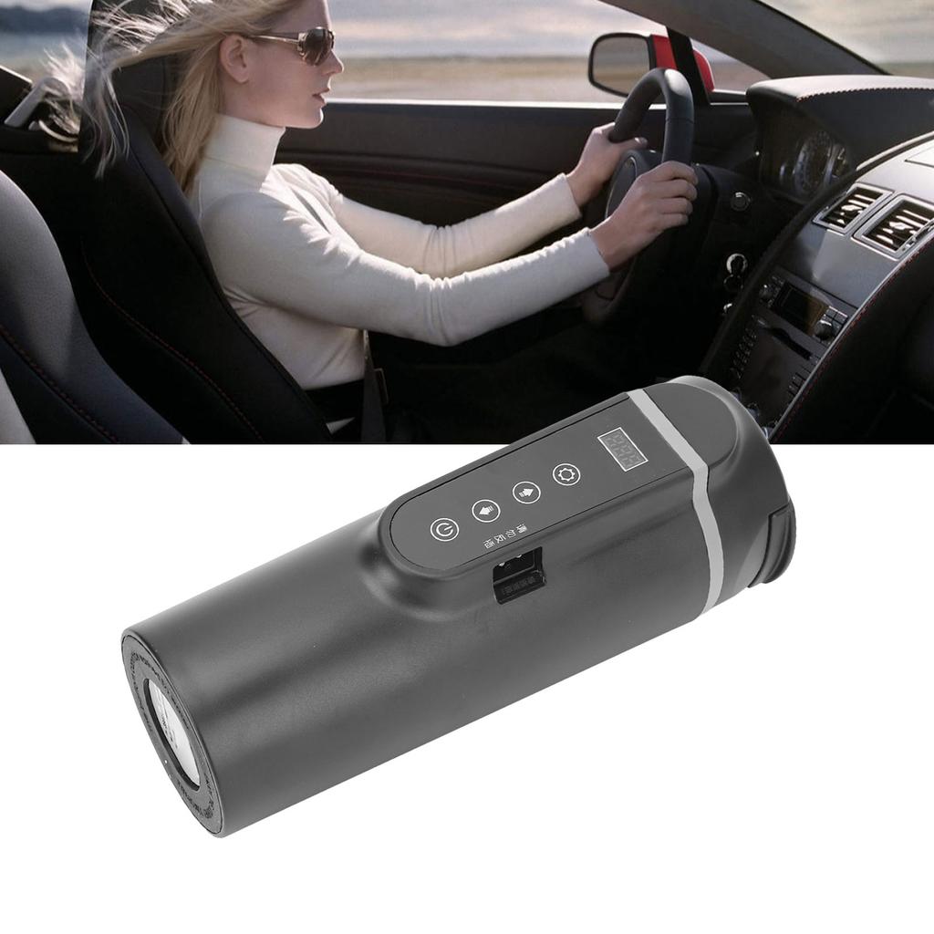 Electric Heated Bottle Temperature Control Stainless Steel Smart Heating Car Cup 500ml