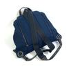 BOTTEGA VENETA 409595 Intrecciato Backpack Nylon / Leather Navy X Brown