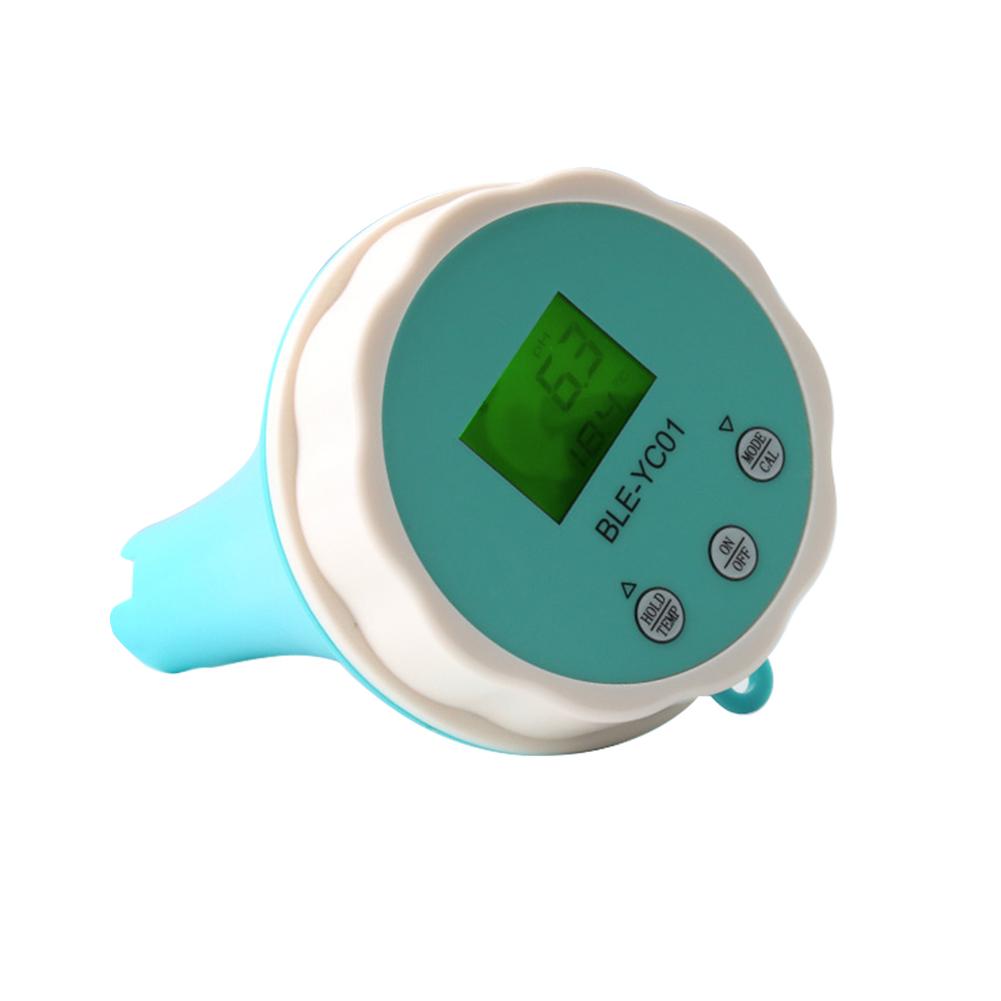 6-in-1 Residual Chlorine Monitor Backlit LCD Display Digital Water Tester Glass Probe Smart Equipment Bluetooth-compatible