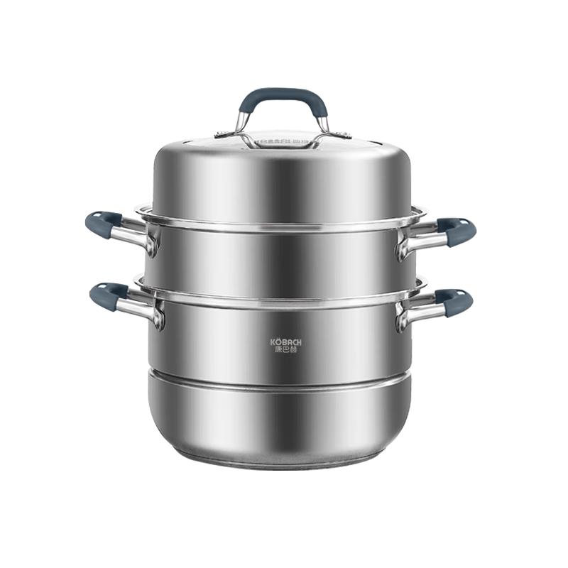 Kobach 304 Stainless Steel 3-Layer Steamer Pot