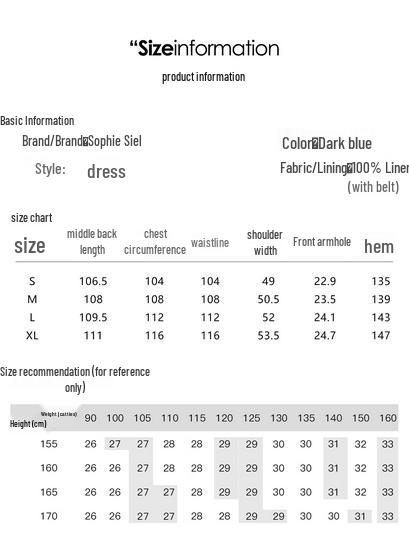 SOFSIL Women's 2026 Summer Linen Tie-Waist Midi Dress