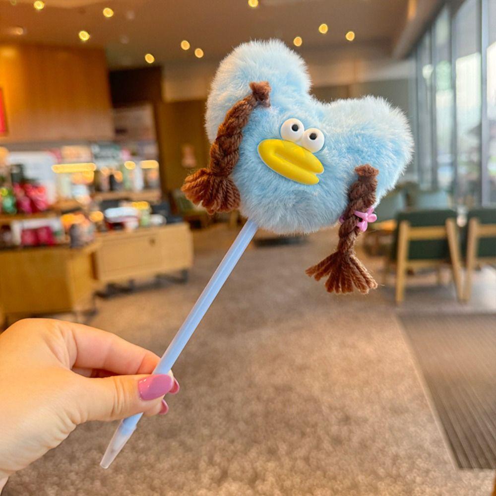 

Iridescence Children s Plush Pen Sausage Mouth Student Neutral Gel Pen Back To School 12