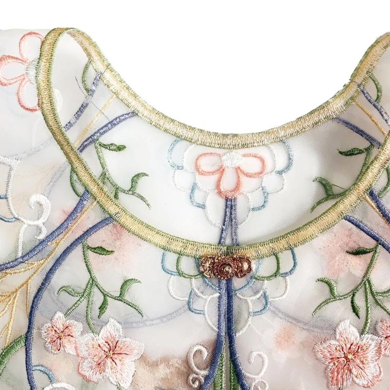 Wolken Schulter für Frauen Mädchen Chinesischer Falscher Kragen Hanfu Dekorativer Kragen