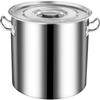 SIFAR Stainless Steel Commercial Stock Pot with Lid