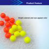 50 τμχ Floating Bobbers Fishing Fluorescent Drift Ball Fishing Float Foam Balls