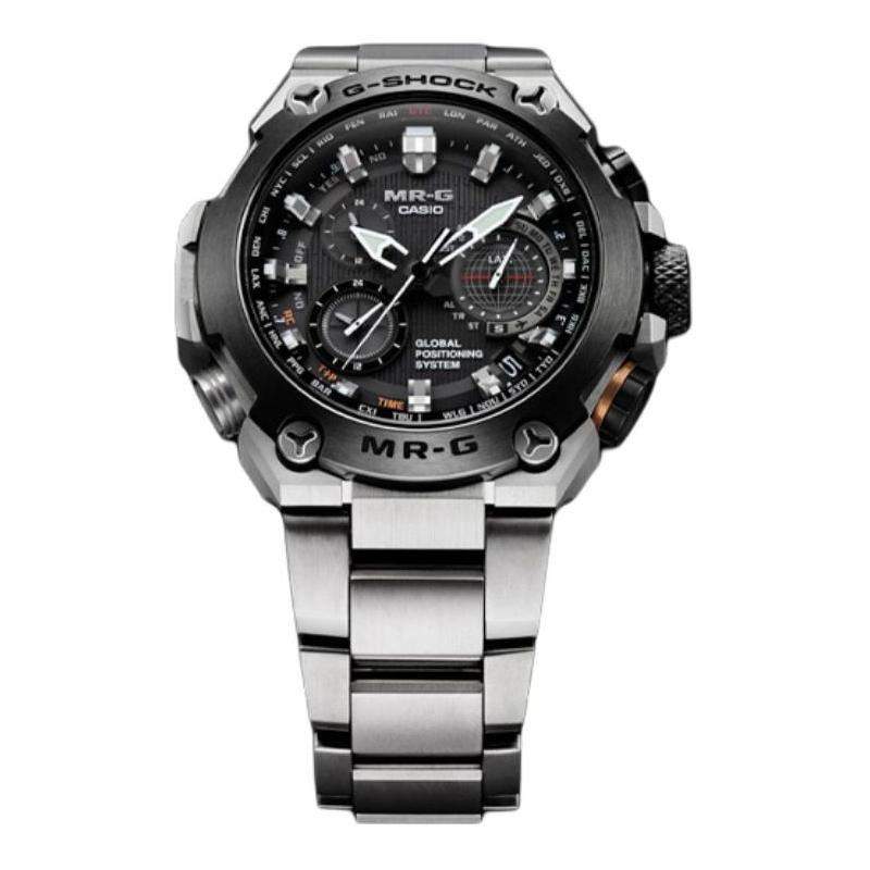 Casio Serie MR-G Serie G-SHOCK Sistema de corrección de hora por GPS reloj inteligente clásico movimiento de cuarzo solar correa de titanio japonés y coreano MRG-G1000D-1